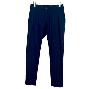 Lululemon Men's Sz 30 Commission Pant ABC Technology Warpstreme Navy Blue Chinos